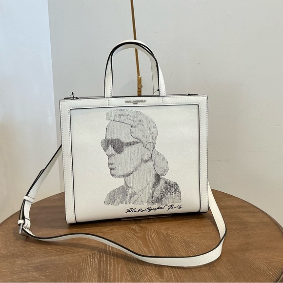 Karl Lagerfeld Handbags - Karl Lagerfeld Paris White Tote Bag